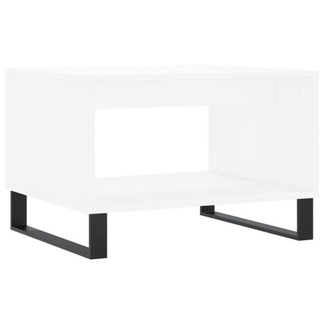 Berkfield Home Coffee Table White 60x50x40 cm Engineered Wood - Size: 60 x 50 x 40 cm - image 1