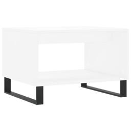 Berkfield Home Coffee Table White 60x50x40 cm Engineered Wood - Size: 60 x 50 x 40 cm - thumbnail 6