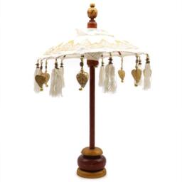 Serenityy Bali Canvas Parasol - Natural, 40cm in Natural - Size: 40 cm - thumbnail 1