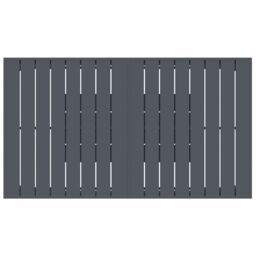 Berkfield Home 7 Piece Garden Dining Set in Anthracite Steel - thumbnail 8