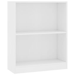 Berkfield Home Bookshelf White 60x24x74.5 cm Engineered Wood - thumbnail 2