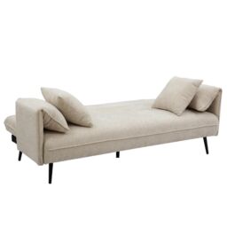 Home Detail Carnation Sofa bed in Beige - Size: 3 Seater - thumbnail 4