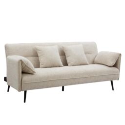 Home Detail Carnation Sofa bed in Beige - Size: 3 Seater - thumbnail 3