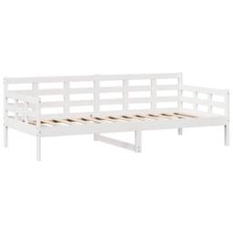 Berkfield Home Daybed with Drawers without Mattress White 90x190 cm Single Solid Wood - thumbnail 7