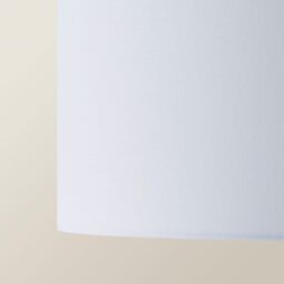 ValueLights Reni White Fabric Easy Fit Drum Ceiling Lamp Shade - Size: Large - thumbnail 4