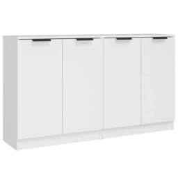 Berkfield Home Sideboards 2 pcs White 60x30x70 cm Engineered Wood - Size: 60 x 30 x 70 cm - thumbnail 3