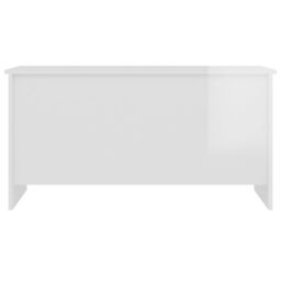 Berkfield Home Coffee Table High Gloss White 102x55.5x52.5 cm Engineered Wood - thumbnail 4