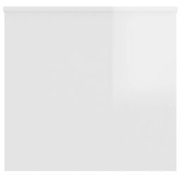 Berkfield Home Coffee Table High Gloss White 102x55.5x52.5 cm Engineered Wood - thumbnail 5
