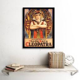 "Artery8 Film Movie Theda Bara Cleopatra Egyptian Fox 12x16"" Framed Art Print - Size: W12"" x H16""" - thumbnail 2