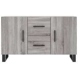Berkfield Home Sideboard Grey Sonoma 100x36x60 cm Engineered Wood - Size: 100 x 36 x 60 cm - thumbnail 6
