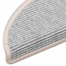 Berkfield Home Stair Mats Self-adhesive 15 pcs 56x17x3 cm Silver - Size: Medium - thumbnail 6