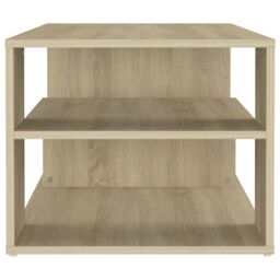 Berkfield Home Coffee Table Sonoma Oak 100x50x40 cm Engineered Wood in Brown - Size: 100 x 50 x 40 cm - thumbnail 5