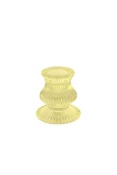 KDMD Yellow Eliza Glass Taper Candle Holder 6cm 5 Pack