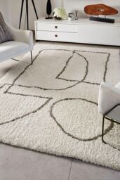 Origin 'Artisan Picasso' Rug in Cream - Size: 80 cm x 150 cm - thumbnail 1