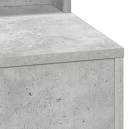 Berkfield Home Dressing Table with LED Lights - Concrete Grey - 50x41x135 cm - Size: 50 x 41 x 135 cm - thumbnail 7