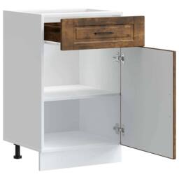 Berkfield Home Kitchen Base Cabinet¬†Porto Smoked Oak Engineered Wood in Brown - thumbnail 5