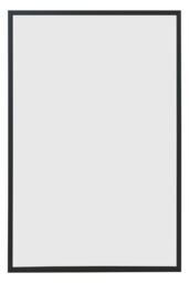 "MirrorOutlet Black Aluminium Edged Wall Mirror 16"" X 24"" (40CM X 60CM) - Size: 1 Pack" - thumbnail 3