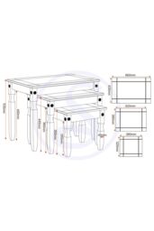 Seconique Corona Nest Of Tables in Natural - thumbnail 6
