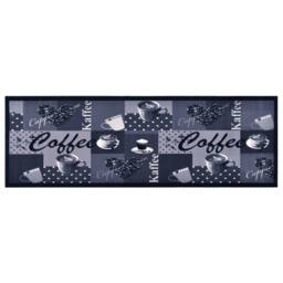 Berkfield Home Kitchen Carpet Washable Coffee Blue 60x300 cm - thumbnail 2