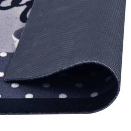 Berkfield Home Kitchen Carpet Washable Coffee Blue 60x300 cm - thumbnail 3