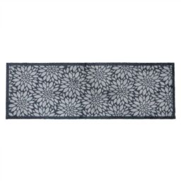 JVL Mega Runner - 57x150cm, Flowers in Blue - Size: 150 cm x 100 cm - thumbnail 1
