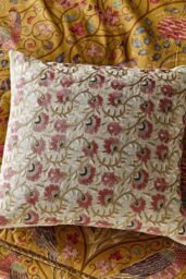 Morris & Co 'Seasons By May' Cushion 45X45cm in Natural - Size: 45X45 cm - thumbnail 2