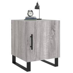 Berkfield Home Bedside Cabinets 2 pcs Grey Sonoma 40x40x50 cm Engineered Wood - Size: 40 x 40 x 50 cm - thumbnail 4