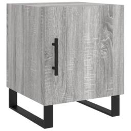 Berkfield Home Bedside Cabinets 2 pcs Grey Sonoma 40x40x50 cm Engineered Wood - Size: 40 x 40 x 50 cm - thumbnail 6