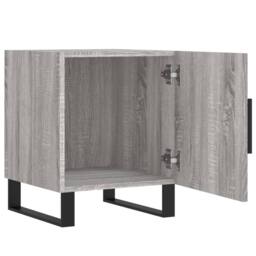 Berkfield Home Bedside Cabinets 2 pcs Grey Sonoma 40x40x50 cm Engineered Wood - Size: 40 x 40 x 50 cm - thumbnail 5