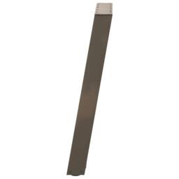 Berkfield Home vidXL Dining Table Legs U-Shaped 2 pcs Natural Steel 90x(72-73) c… in Brown - thumbnail 6