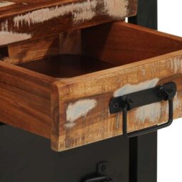 Berkfield Home Bedside Cabinets 2 pcs Multicolour Solid Rough Wood Mango - thumbnail 8