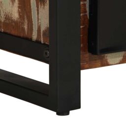 Berkfield Home Bedside Cabinets 2 pcs Multicolour Solid Rough Wood Mango - thumbnail 9