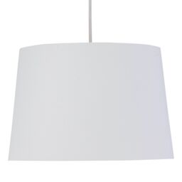 First Choice Lighting Zoey - White with Gold Inner 28cm Easy Fit Pendant or Lamp Shade - thumbnail 2