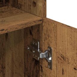 Berkfield Home Kitchen Cabinet Old Wood 57x41.5x131.5 cm Engineered Wood in Brown - thumbnail 8
