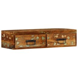 Berkfield Home Wall-mounted TV Cabinet 80x30x19 cm Solid Wood Reclaimed - Size: 80 x 30 x 19 cm - thumbnail 4