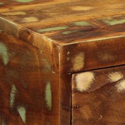 Berkfield Home Wall-mounted TV Cabinet 80x30x19 cm Solid Wood Reclaimed - Size: 80 x 30 x 19 cm - thumbnail 8
