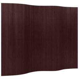 Berkfield Home Room Divider Bamboo Dark Brown 250x165 cm - thumbnail 2