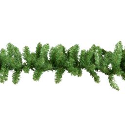 Samuel Alexander 2.7m x 25cm Plain Green Christmas Garland with 200 Bullet Tips - Size: 2.7m x 25 cm - thumbnail 8