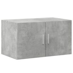 Berkfield Home Storage Cabinet Concrete Grey 70x42.5x225 cm Engineered Wood - thumbnail 5
