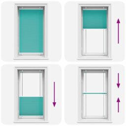 Berkfield Home Pleated Blind Petrol Green 70x150 cm Fabric Width 69.4 cm Polyester - thumbnail 5