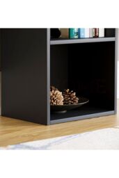 Home Discount Vida Designs Oxford 2 Tier Cube Bookcase Space-saving Storage in Black - thumbnail 5