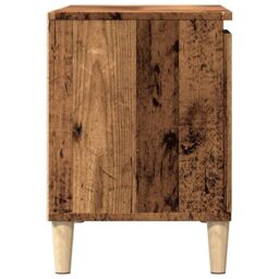 Berkfield Home TV Cabinet Old Wood 102x35x50 cm Engineered Wood in Brown - Size: 102 x 35 x 50 cm - thumbnail 5