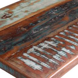 Berkfield Home Dining Table Solid Reclaimed Wood 120x60x76 cm - Size: 120 x 60 x 76 cm - thumbnail 7