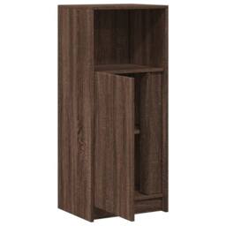 Berkfield Home Sideboard with LED Brown Oak 42.5x34x100 cm Engineered Wood - thumbnail 7