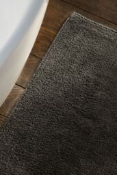 CHRISTY Reversible Hygro Luxury 100% Cotton 1800GSM Bath Rugs in Dark Grey - thumbnail 2