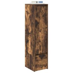 Berkfield Home Highboard Smoked Oak 29.5x34x119.5 cm Engineered Wood in Brown - thumbnail 4