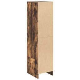 Berkfield Home Highboard Smoked Oak 29.5x34x119.5 cm Engineered Wood in Brown - thumbnail 8