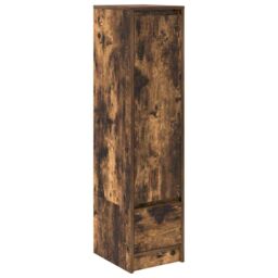 Berkfield Home Highboard Smoked Oak 29.5x34x119.5 cm Engineered Wood in Brown - thumbnail 2