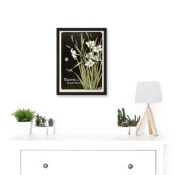 Artery8 Auriol Program Cover Theatre Chat Noir Vintage Advert Artwork Framed Wall Art Print A4 in Black - thumbnail 2