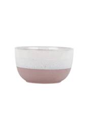 KDMD Hortus Pink & White Bordeaux Stoneware Pot 14.5cm H x 25cm Dia - thumbnail 3